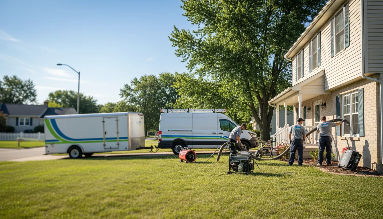 Flooded Basement Restoration And Cleanup With Repair in Serena, IL near me